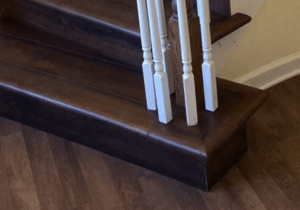custom bended vinyl for your staircase