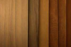 selection of hardwood stains