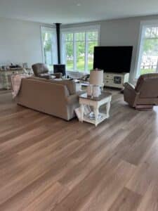 luxury vinyl floor install