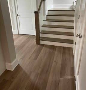 luxury vinyl plank floor install