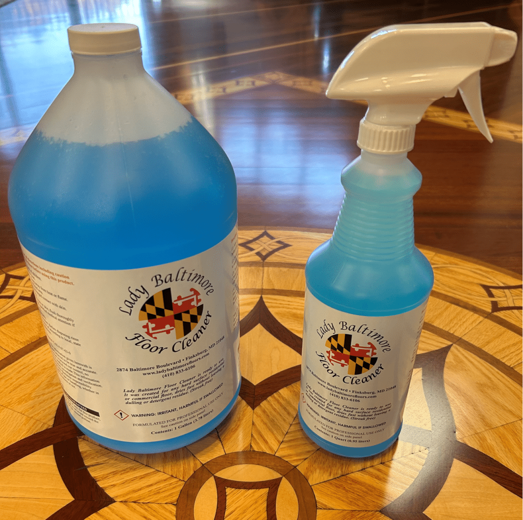 Lady Baltimore floors cleaning supplies